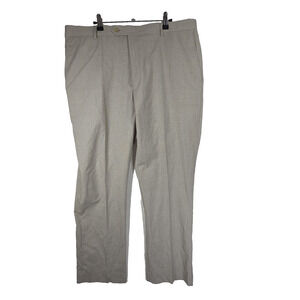 Vintage Axcess Mens Linen Pants 40x32 Beige Business Dress Pant Preppy Workwear